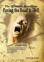 Omslag van The 13 Satanic Bloodlines - Paving the Road to Hell