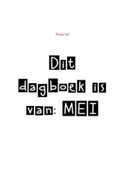 Omslag van Dit dagboek is van: MEI