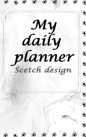 Omslag van mijn dagelijkse planner
