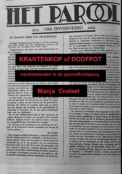 Omslag van KRANTENKOP of DOOFPOT