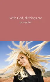 Omslag van With God, all things are possible!
