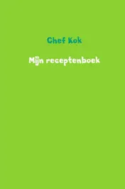 Omslag van Mijn receptenboek