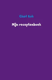 Omslag van Mijn receptenboek
