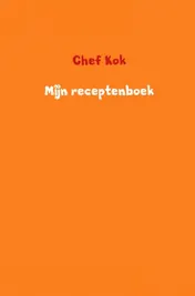 Omslag van Mijn receptenboek