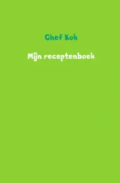 Omslag van Mijn receptenboek