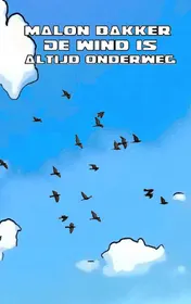Omslag van De wind is altijd onderweg.