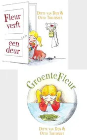 Omslag van Fleur verft een deur & GroenteFleur