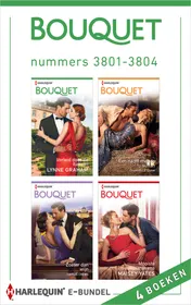 Omslag van Bouquet e-bundel nummers 3801-3804 (4-in-1)
