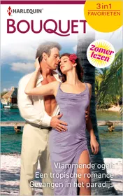 Omslag van Vlammende ogen ; Een tropische romance ; Gevangen in het paradijs (3-in-1)