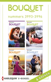Omslag van Bouquet e-bundel nummers 3993 - 3996 (4-in-1)