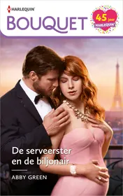 Omslag van De serveerster en de biljonair