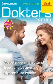 Omslag van Voetstappen in het zand / Tropische betovering / Mysterieuze redder