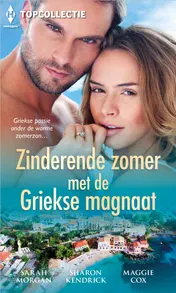 Omslag van Zinderende zomer met de Griekse magnaat