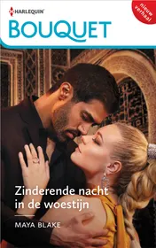 Omslag van Zinderende nacht in de woestijn