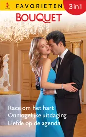 Omslag van Race om het hart / Onmogelijke uitdaging / Liefde op de agenda