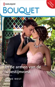 Omslag van In de armen van de woestijnvorst