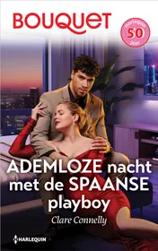 Omslag van Ademloze nacht met de Spaanse playboy