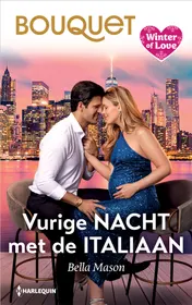 Omslag van Vurige nacht met de Italiaan