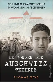 Omslag van De jongen die Auschwitz tekende - tafeldisplay à 6 ex.