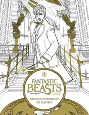 Omslag van Fantastic Beasts and where to find them: magische personages en plaatsen-kleurboek