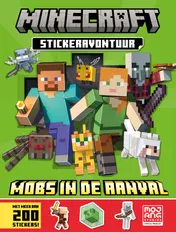 Omslag van Minecraft: Mobs in de aanval-stickeravontuur