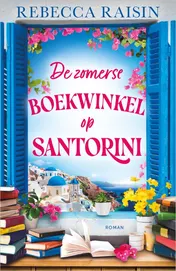 Omslag van De zomerse boekwinkel op Santorini