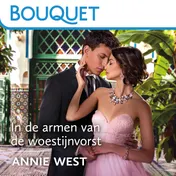 Omslag van In de armen van de woestijnvorst