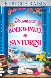Omslag van De zomerse boekwinkel op Santorini