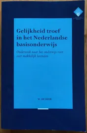 Omslag van Gelijkheid troef in het Nederlandse basisonderwijs.