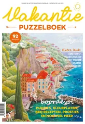 Omslag van Vakantiepuzzelboek