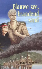 Omslag van Blauwe zee, branden zand