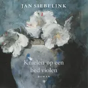 Omslag van Knielen op een bed violen