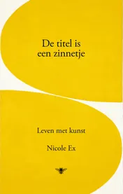 Omslag van De titel is een zinnetje