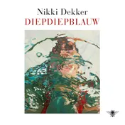 Omslag van diepdiepblauw
