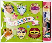 Omslag van Ik kleur maskers (groen)