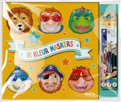 Omslag van Ik kleur maskers (oranje)