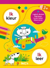 Omslag van Ik kleur ik leer 3+