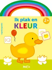 Omslag van Ik plak en kleur 2+ (eend geel)