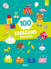 Omslag van 100 leerzame spelletjes 3+