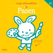 Omslag van Kleurblok Junior - Pasen (dikke lijnen)
