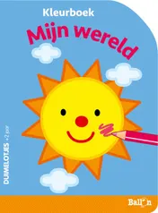 Omslag van Mijn wereld kleurboek 2+