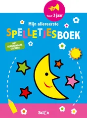 Omslag van Mijn allereerste spelletjesboek 3+ maan