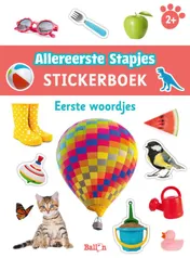 Omslag van Stickerboek eerste woordjes 2+
