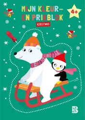 Omslag van Mijn kleur- en prikblok Kerstmis