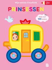 Omslag van Mijn allereerste kleurblok met stickers Prinsessen