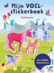 Omslag van Mijn voelstickerboek: Eenhoorns