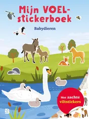 Omslag van Mijn voelstickerboek Babydieren