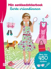 Omslag van Mijn aankleedstickerboek Beste vriendinnen