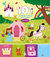Omslag van 101 dingen om te zoeken en te plakken Prinsessen