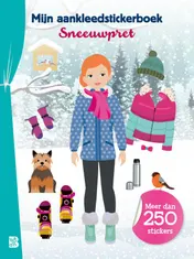 Omslag van Mijn aankleedstickerboek: sneeuwpret